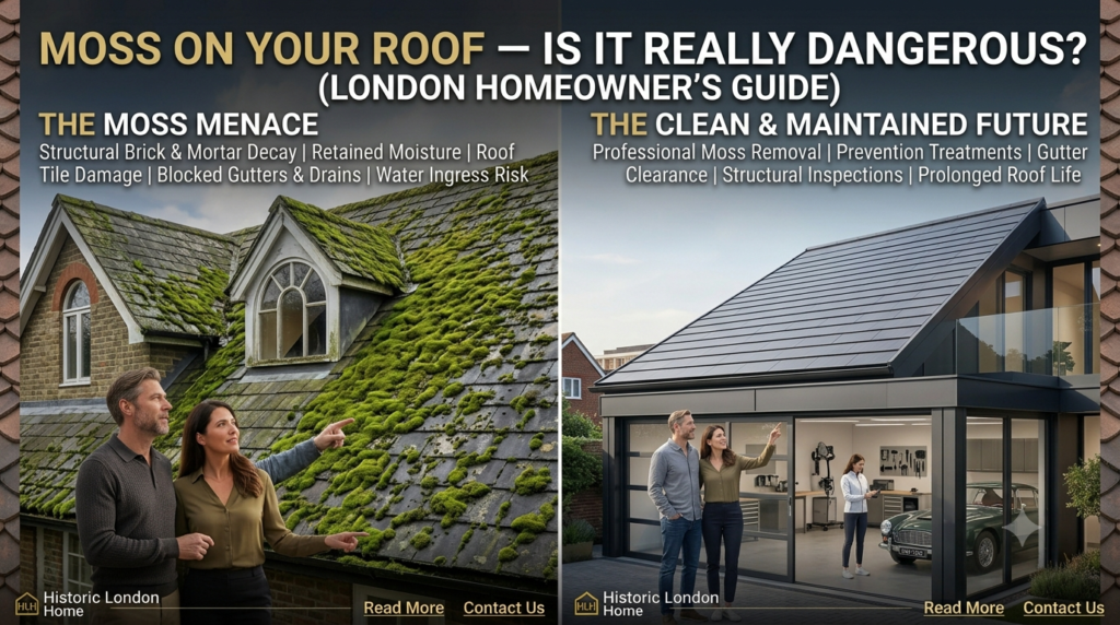 Moss on Your Roof — Is It Really Dangerous? (London Homeowner’s Guide)