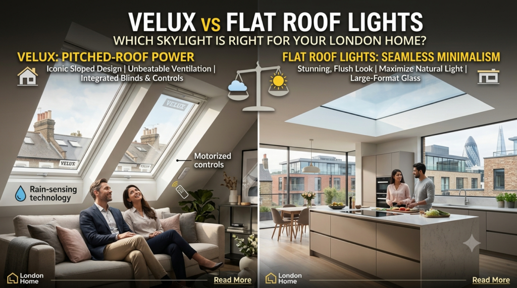 Velux vs Flat Roof Lights — Which Skylight Is Right for Your London Home?